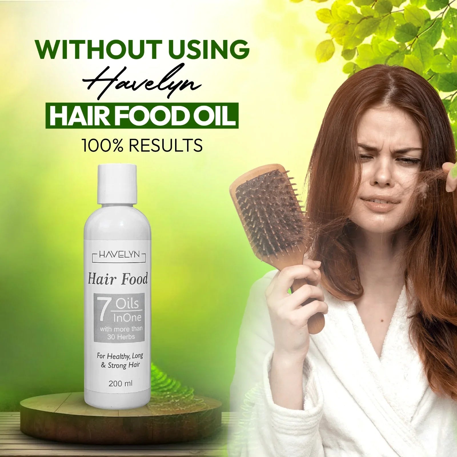 Buy 1 Get 1 Free! Original Havelyn Hair Food Oil of Pakistan